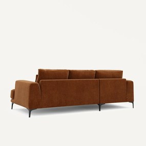 Hoekbank links fluweel chenille, Marsile