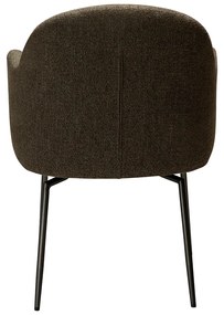 Dan-Form Bae Swivel Luxe Eetkamerstoel Draaibaar Olijfgroen Boucle