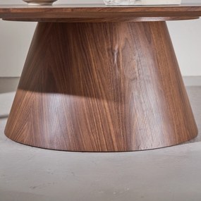 Moderne Salontafel Met Ronde Hoeken - 92 X 120cm.