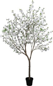 Kunstboom kersenbloesem wit 250 cm hoog