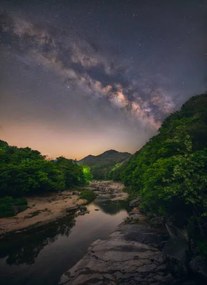 Kunstfotografie Mt. Songnisan, Hwayanggugok, Milky Way, TigerSeo / Imazins, (30 x 40 cm)
