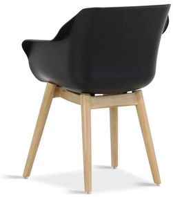 Tuinset 6 personen 240 cm Kunststof Zwart Hartman Sophie