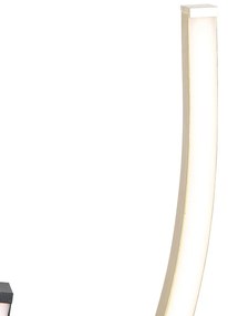 Design vloerlamp zwart met goud incl. LED dimbaar - Blaze Design Binnenverlichting Lamp