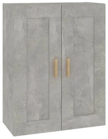 vidaXL Wandkast 69,5x32,5x90 cm bewerkt hout betongrijs