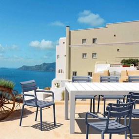 Paris tuinstoel donker grijs - 4 stuks