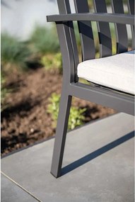 Garden Impressions Neapolis tuinbank 150 cm - donker grijs