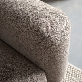 PEPP Interiors Soul Bruine Hoekbank Met Chaise Longue Links