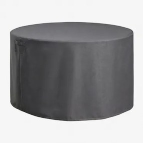 Beschermhoes Voor Ronde Tuintafel Otley Grijs – Antraciet & Ø160 Cm - Sklum