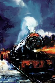Kunstafdruk Harry Potter - Hogwarts Express, (26.7 x 40 cm)