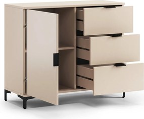 Kast LANA 03 beige - STAANDE KAST MET LADEN