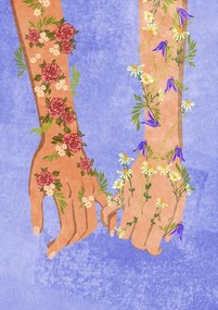 Ilustratie Holding hands, Raissa Oltmanns