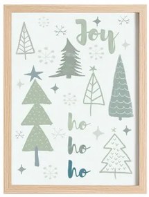 Set Van 3 Decoratieve Kerst Posters (50x70 En 30x40 Cm) Belene D & Natuurlijk Hout - Sklum