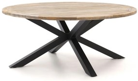 + 10% kassakorting | Tuin eettafel ROUGH | Rond | Tuintafel Teakhout | Ø180cm | 6 personen | Kees Smit Tuinmeubelen
