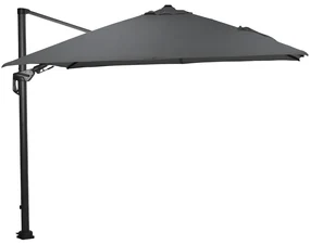 Garden Impressions Zweefparasol Hawaii Deluxe 300x300 - donker grijs - donker grijs