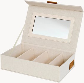 Brillenopbergdoos met spiegel Premium