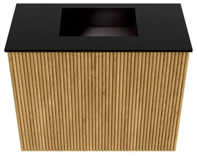Mondiaz Joya 50cm toiletmeubel oak met wastafel faye midden zonder kraangat urban