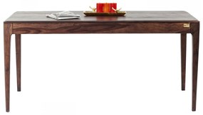 Kare Design Brooklyn Walnut Retro Eettafel Donker Hout 200x100 Cm - 200 X 100cm.