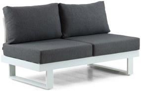 Hoek loungeset 6 personen Aluminium Wit  Lifestyle Garden Furniture Lorenzo
