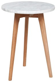 Zuiver Stone Bijzettafel Marmer 32 Cm - 32 X 32cm.