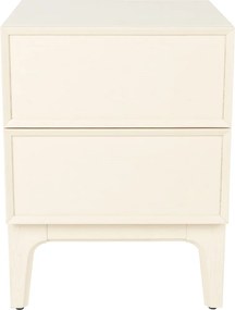 Zuiver June Design Nachtkastje Beige Hout - 45x45x60cm.