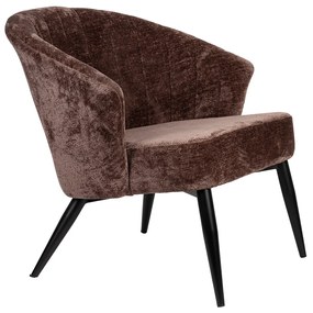 Dutchbone Georgia Fauteuil Paars Velvet