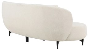 Jörn Luis Sofa - 2,5-Zitsbank - Wit Boucle / Teddy Stof - Jorn