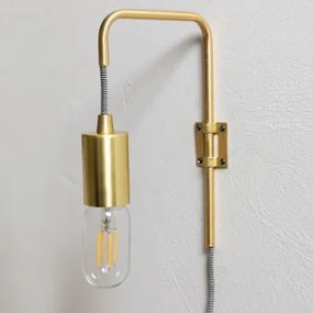 Metalen Wandlamp Alli Goud - Sklum