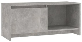 vidaXL Tv-meubel 90x35x40 cm spaanplaat betongrijs