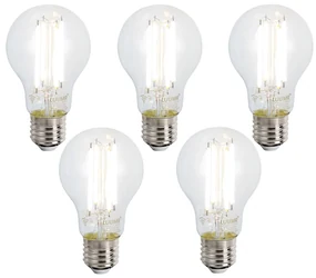 Set van 5 Smart E27 dimbare LED lampen A60 helder 7W 806 lm 2700-6500K