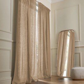 Gordijn van gewassen Linnen met ruflette-afwerking, Private