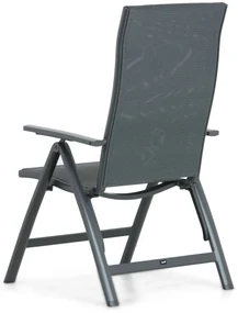 Tuinset 4 personen 180 cm Aluminium/textileen Grijs Hartman Sitges/Mateo
