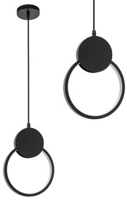 APP852-CP ZWARTE LED-plafondlamp