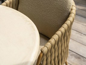 4 Seasons Outdoor Molina tuinset met Hampton tafel 300 cm Tuinstoel   beige weerbestendig