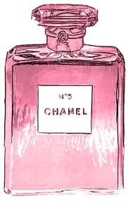 Ilustratie Chanel No.5, Finlay & Noa, (30 x 40 cm)