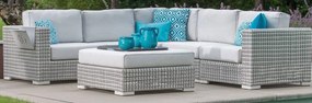 4 Seasons outdoor | Madras loungeset  Loungeset    Wit weerbestendig