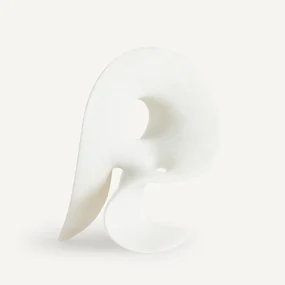 Sculptuur in polyhars H48 cm, Minéral