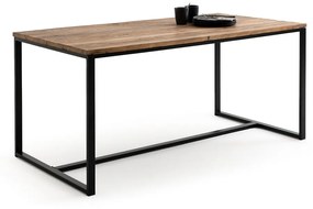 Tafel met gerecycleerd iepenhouten blad, Orma