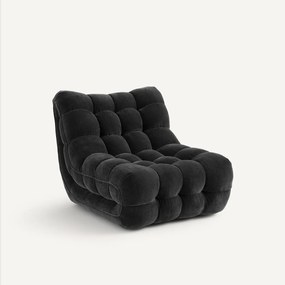 Fauteuil met fluwelen bekleding, Jud