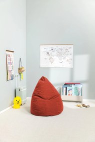 Kinder Zitzak BeanBag Easy L - Tomaat