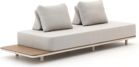 Loungebank Tuin Bellagio | Outdoor Textiel | 2 personen | Tuinbank Beige | 253cm | Incl. kussens | Kees Smit Tuinmeubelen