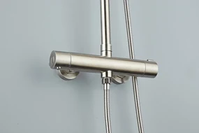Saniclear Exclusive volledig 304 RVS regendouche opbouw 30cm met 3 standen handdouche