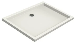 Xenz Mariana douchebak 100x75x4cm edelweis