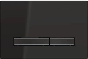 Geberit Sigma 50 bedieningspaneel zwart/zwart chroom voor Sigma reservoirs 8cm (UP720) en 12cm (UP320)