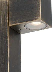Industriële staande buitenlamp antiek goud 65 cm IP44 - Baleno Landelijk / Rustiek, Modern, Industriele / Industrie / Industrial GU10 IP44 Buitenverlichting