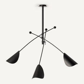 Hanglamp met 3 richtbare armen, Funambule