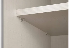 Goossens Kledingkast Big Choice Type 01 163, Slaapkamerkast 280 cm breed, 222 cm hoog, 3 glas schuifdeuren