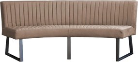 Eetkamerbank - Hengelo - stof Element beige 06 - geschikt voor ovale tafel 200 cm