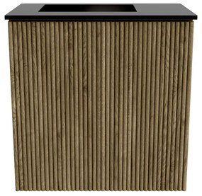 Mondiaz Joya 40cm toiletmeubel dusk met wastafel faye links zonder kraangat urban