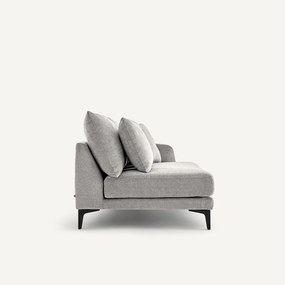 Halve bank, 2zit van polyestermix, MODERNISTE