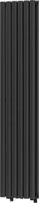 Mexen Dallas decoratieve radiator 1600 x 360 mm, 1039 W, zwart - W214-1600-360-00-70